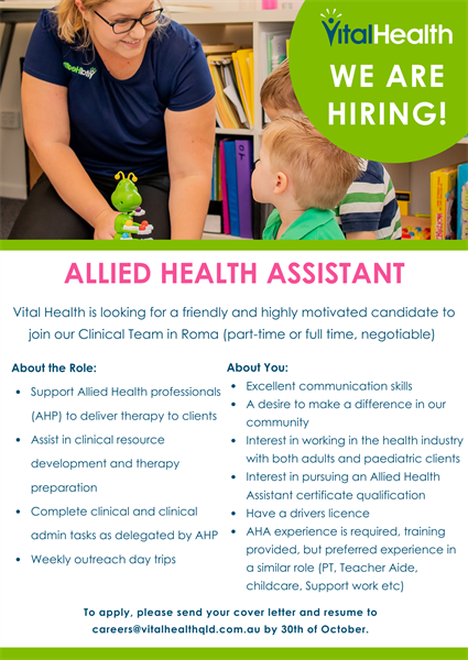 Allied Health Assistant - Roma