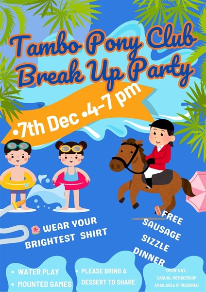 Tambo Pony Club Party