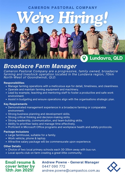 Broadacre Farm Manager - Lundavra