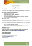 Home Care Worker - Thargomindah