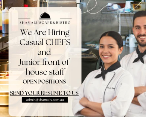Casual Chef's and Junior Front of House Staff - Roma
