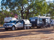 Caravans Thallon caravan Rec Grounds Jane Hodges